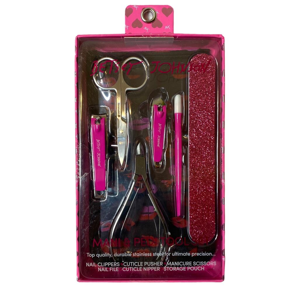 Betsey Johnson 6 Piece Mani & Pedi Tool Set